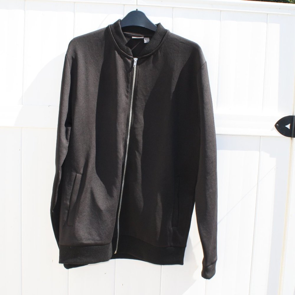 ASOS Black Bomber Jacket, Small